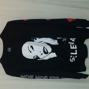 Selena womens black long sleeved t-shirt pre-owned good condition